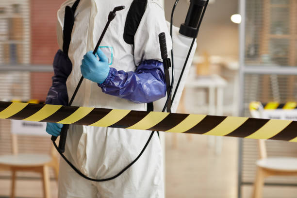 Professional Trauma Scene Cleanup technician working in Temple, NH